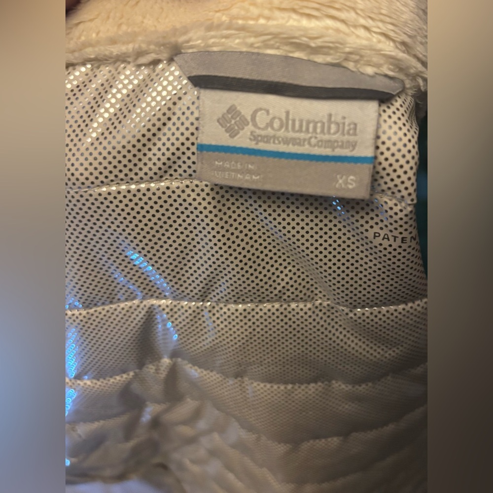 Columbia Omni-Heat Lightweight Puffer Jacket XS Ivory 🤍 - Picture 5 of 5